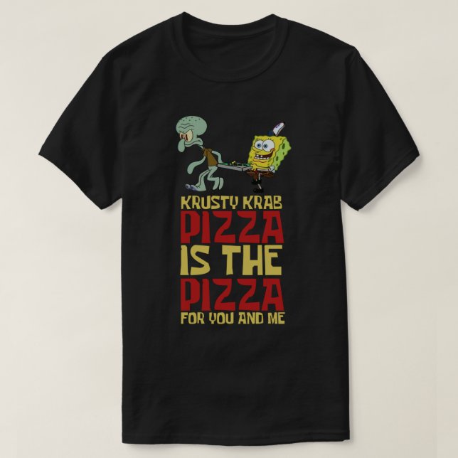 Krusty Krab Pizza Essencial T-Shirt (Frente do Design)
