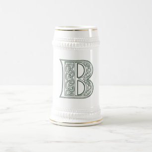 KRW - B - Caneca de cerveja celta do monograma