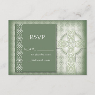 KRW Elegante Celtic Cross Irish RSVP