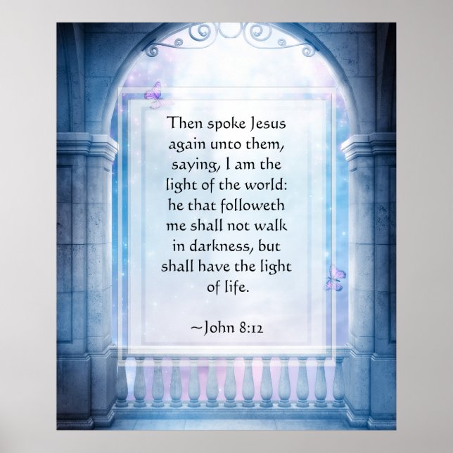 KRW Jesus é a luz da Poster mundial (Frente)