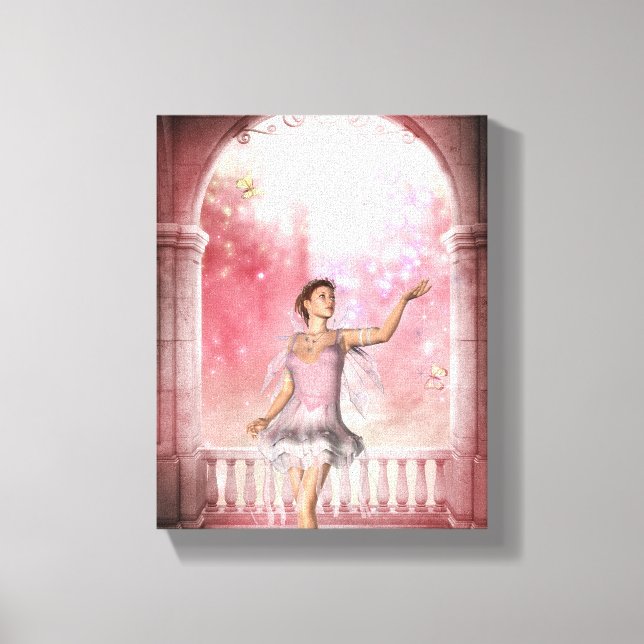 KRW: Jogos em Canvas de arte rosa fantasma (Frente)