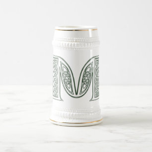 KRW - M - Caneca de cerveja Monogrammed celta