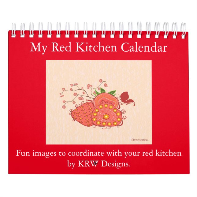 KRW meu calendário vermelho da cozinha (Capa)