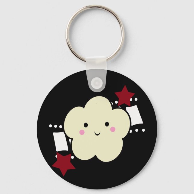 KRW Movie Popcorn Kawaii Chaveiro (Frente)