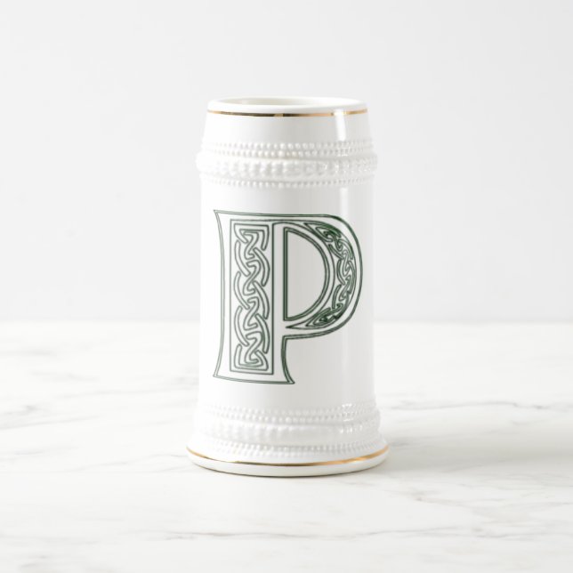 KRW - P - Caneca de cerveja Monogrammed celta (Centro)