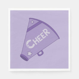 KRW Papel de Cheerleader roxo para guardanapos