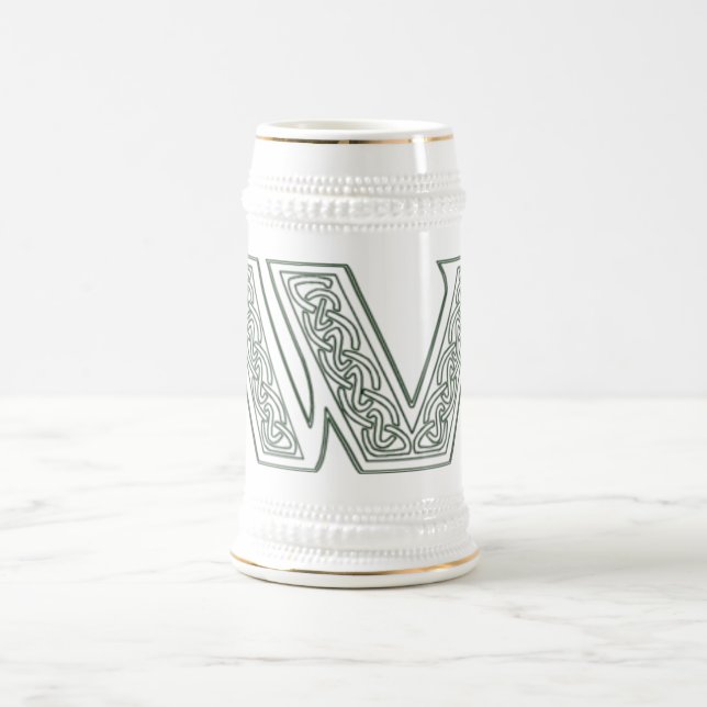 KRW - W - Caneca de cerveja Monogrammed celta (Centro)
