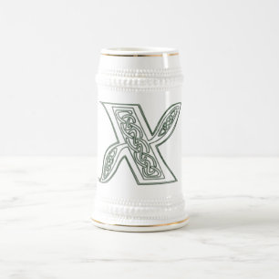 KRW - X - Caneca de cerveja Monogrammed celta