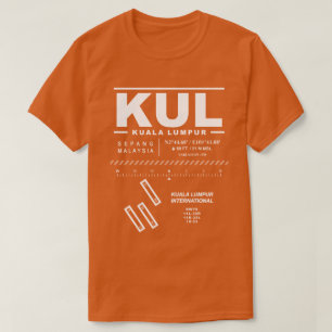 Kuala Lumpur Aeroporto Internacional KUL T-Shirt