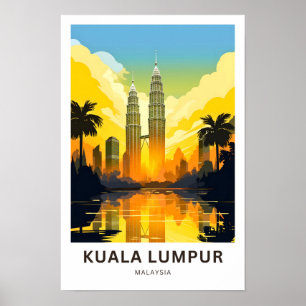 Kuala Lumpur Malásia Viagem Impressão