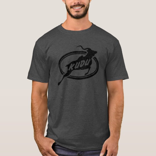 Kudu Antelope Kalahari Safari Africa Bokke T-Shirt (Frente)