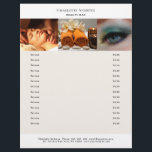 Kundenspezifischer Foto Preishear Salon Flyer<br><div class="desc">Kundenspezifischer Foto - Preishear - Flyer. Personalisiere dein Produkt in Minuten. Über "weiteres personalisieren" können Schriftart, Schriftgröße, Position und die Farbe geändert werden. Perfekt für Fotografen; Wellness, Massage, Beauty und Alle e Serviceleistungen.</div>