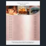 Kundenspezifischer Foto Preishear Salon Flyer<br><div class="desc">Kundenspezifischer Foto - Preishear - Flyer. Personalisiere dein Produkt in Minuten. Über "weiteres personalisieren" können Schriftart,  Schriftgröße,  Position und die Farbe geändert werden. Perfekt für Fotografen; Wellness,  Massage,  Beauty und Alle e Serviceleistungen.</div>