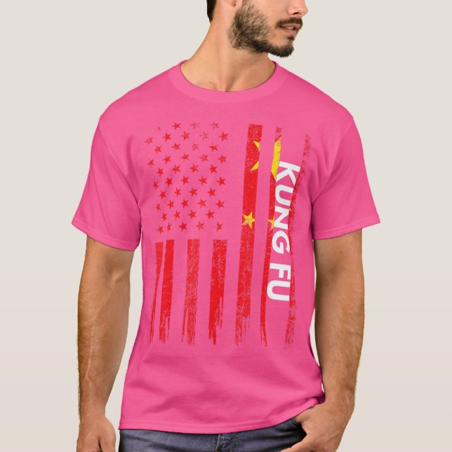 Kung Fu Camisa Presentes de Artes Marciais Treinan (Frente)