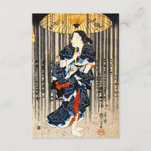 Kuniyoshi Três Mulheres Com Convites de Guarda-Chu