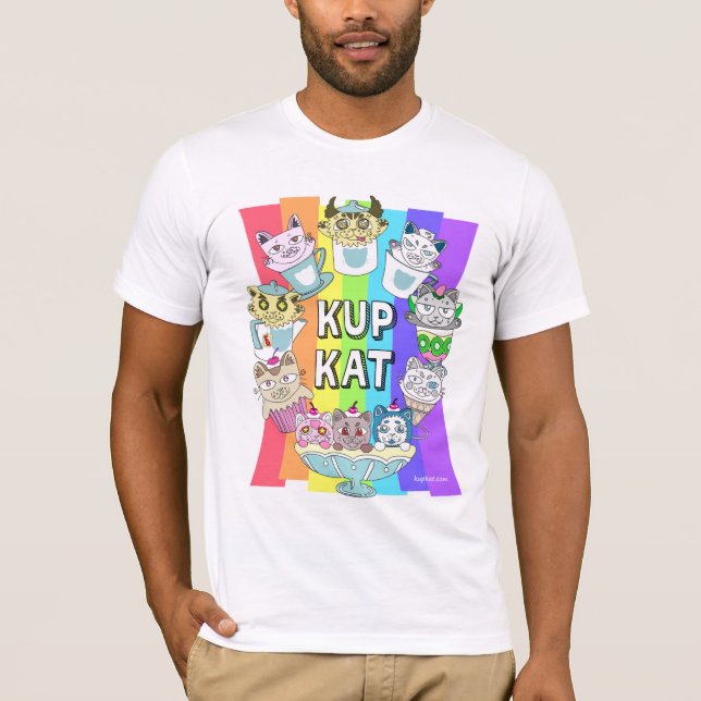 Kupkat rainbow T-shirt  (Frente)