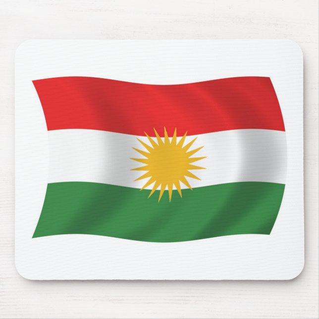 Kurdistan Flag Mousepad (Frente)