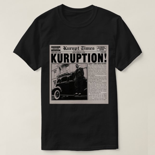 Kurupt Times Classic T-Shirt (Frente do Design)