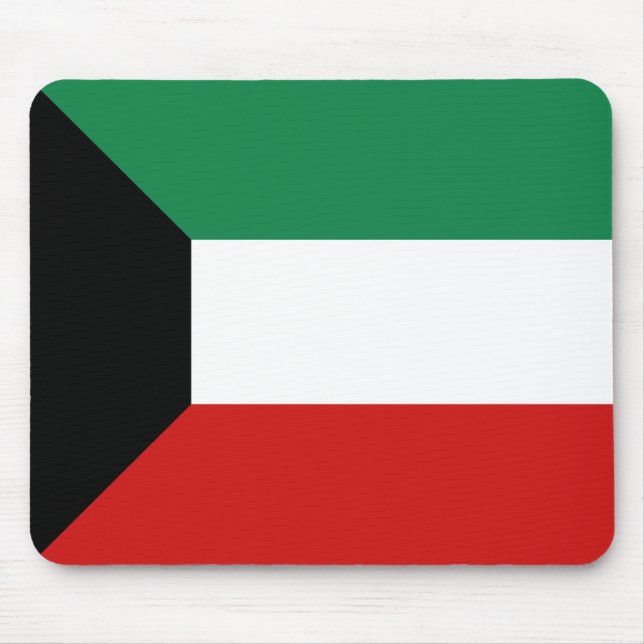 Kuwait Flag Mousepad (Frente)