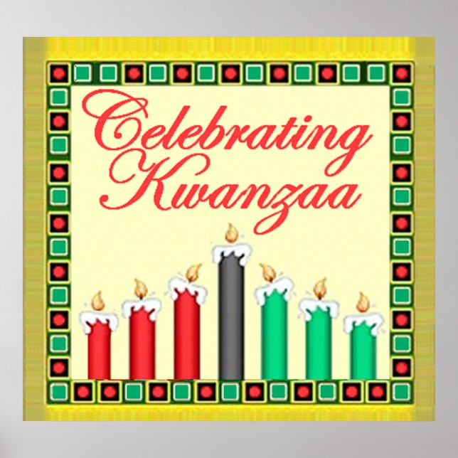 KWANZAA POSTER Impressão (Frente)