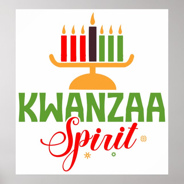 Kwanzaa Spirit Poster (Frente)
