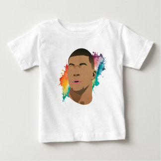 Kylian Mbappe Rainbow Watercolor Kids T-Shirt
