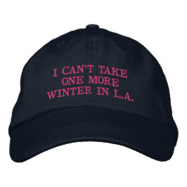 L.A. Boné de baseball de inverno