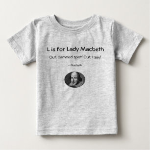 L é para a senhora Macbeth • Uma camisa pequena