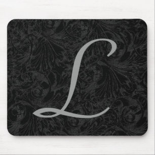 L: Monograma L Elegante Mousepad - Letra inicial