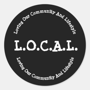 L.O.C.A.L. Decalque da etiqueta