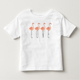 L-O-V-E aqueles Flamingos - Camiseta novelty Flami
