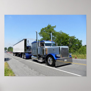 L. Poster de Peterbilt 379 do tecelão