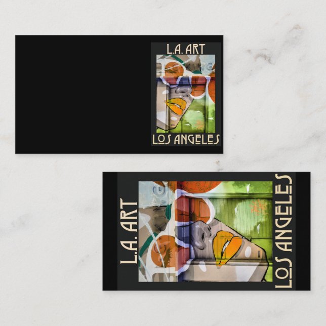 LA Art2 Cartão de visita (Frente/Verso)