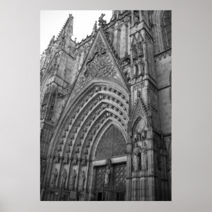 La Catedral Poster Impressão (Barcelona, Espanha)