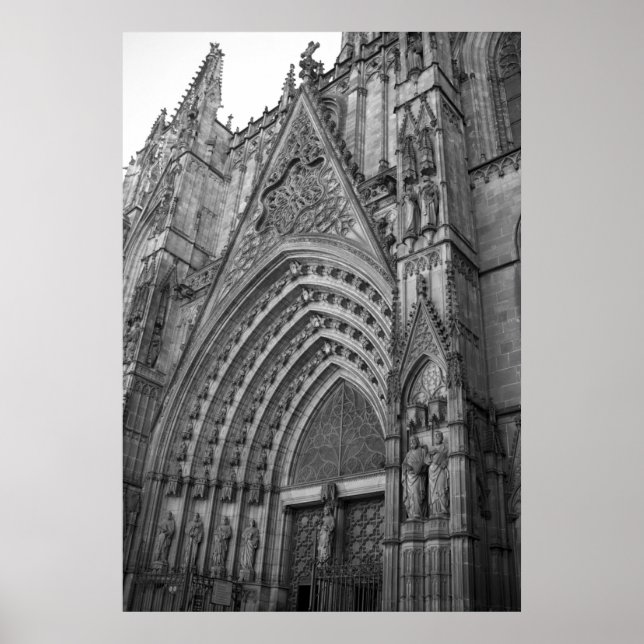 La Catedral Poster Impressão (Barcelona, Espanha) (Frente)