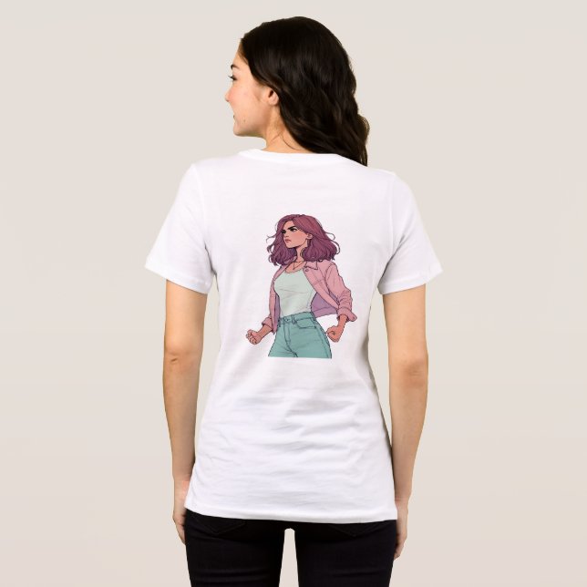 LA CHICA BRAVA T-SHIRT - FIERCE LATINA DE VOLTA (Verso completo)
