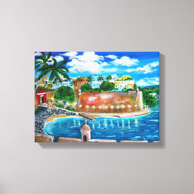 La Fortaleza, San Juan, Porto Rico Canvas Print (Frente)