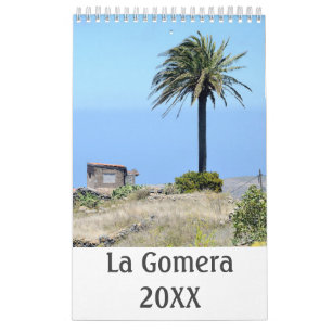 La Gomera, Ilhas Canárias, calendário de 12 mese
