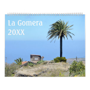 La Gomera, Ilhas Canárias, calendário de 12 mese