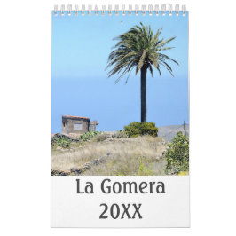 La Gomera, Ilhas Canárias, calendário de 12 meses