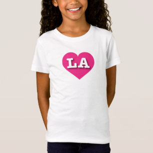 LA Hot Pink Heart - Big Love T-Shirt