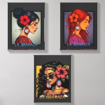 La Jíbaraza – Puerto Rican Jíbara Art • Boricua