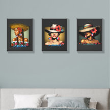 La Jíbaraza – Puerto Rican Jíbara Art • Boricua