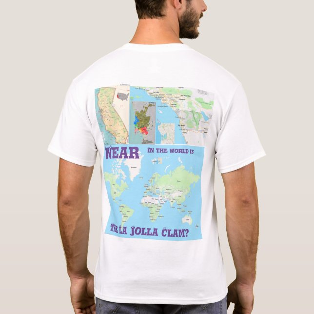 La Jolla CLAM DIP t-Shirt (Verso)
