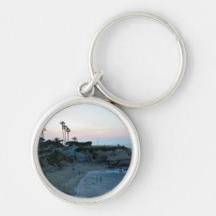 La Jolla Cove Beach Sunset Chaveiro