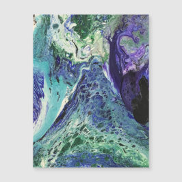 La Laguna nº 1 pintura em azul, teal, branco