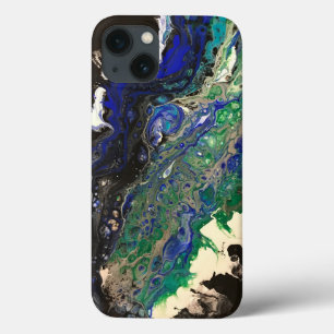 La Laguna pintura de branco azul-preto