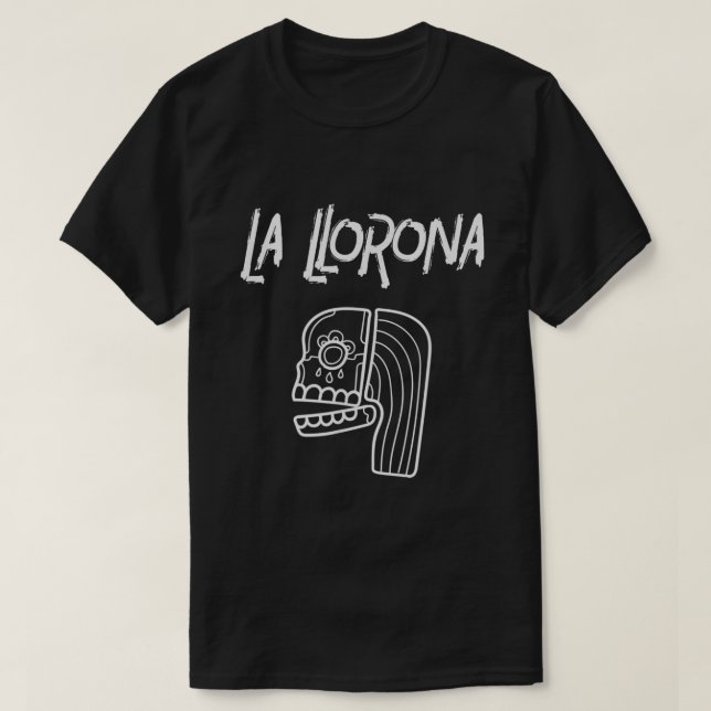 La Llorona T Camisa Folclore Mexicano Cinco De May (Frente do Design)