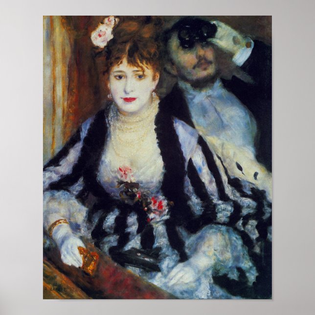 La Loge por Auguste Renoir Fine Art Impressão (Frente)