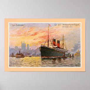 "La Lorraine" - Poster francês